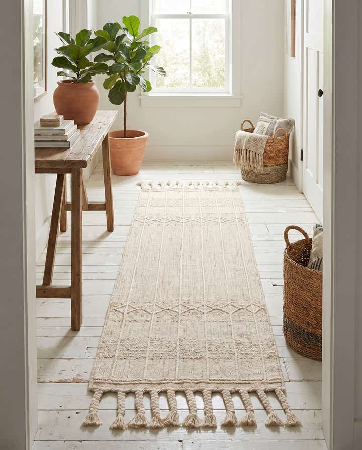 2' 2 x 6' 7 Easy-Clean Eco Bohemian Indoor / Outdoor Runner Rug