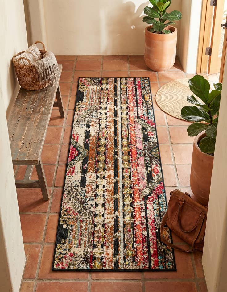 Detail image of 2' x 5' Easy-Clean Casablanca Indoor / Outdoor Runner Rug