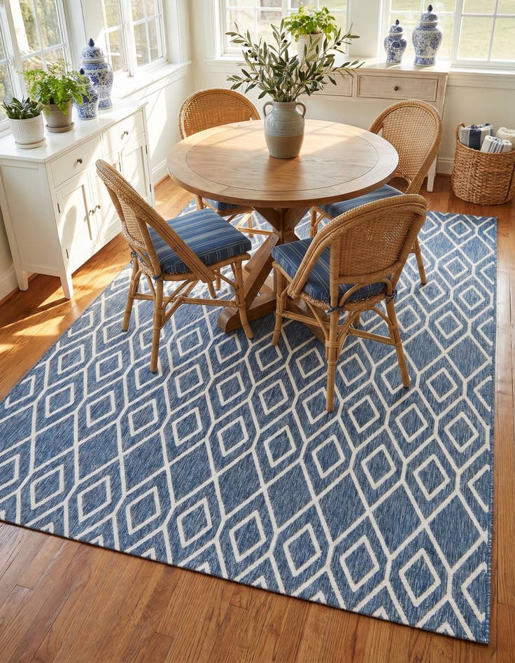 Detail image of 7' x 10' Easy-Clean Jill Zarin Turks and Caicos Indoor / Outdoor Rug