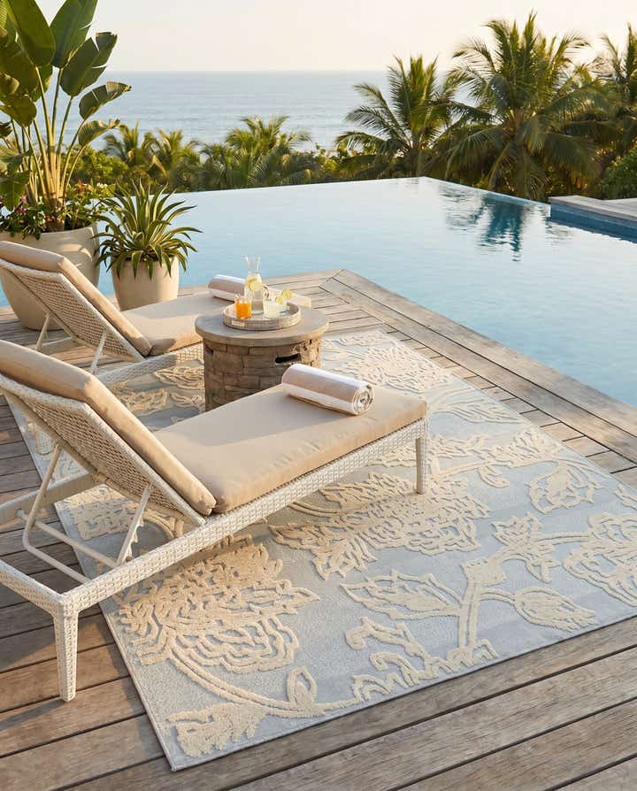 7' 10 x 10' Easy-Clean Aruba Indoor / Outdoor Rug