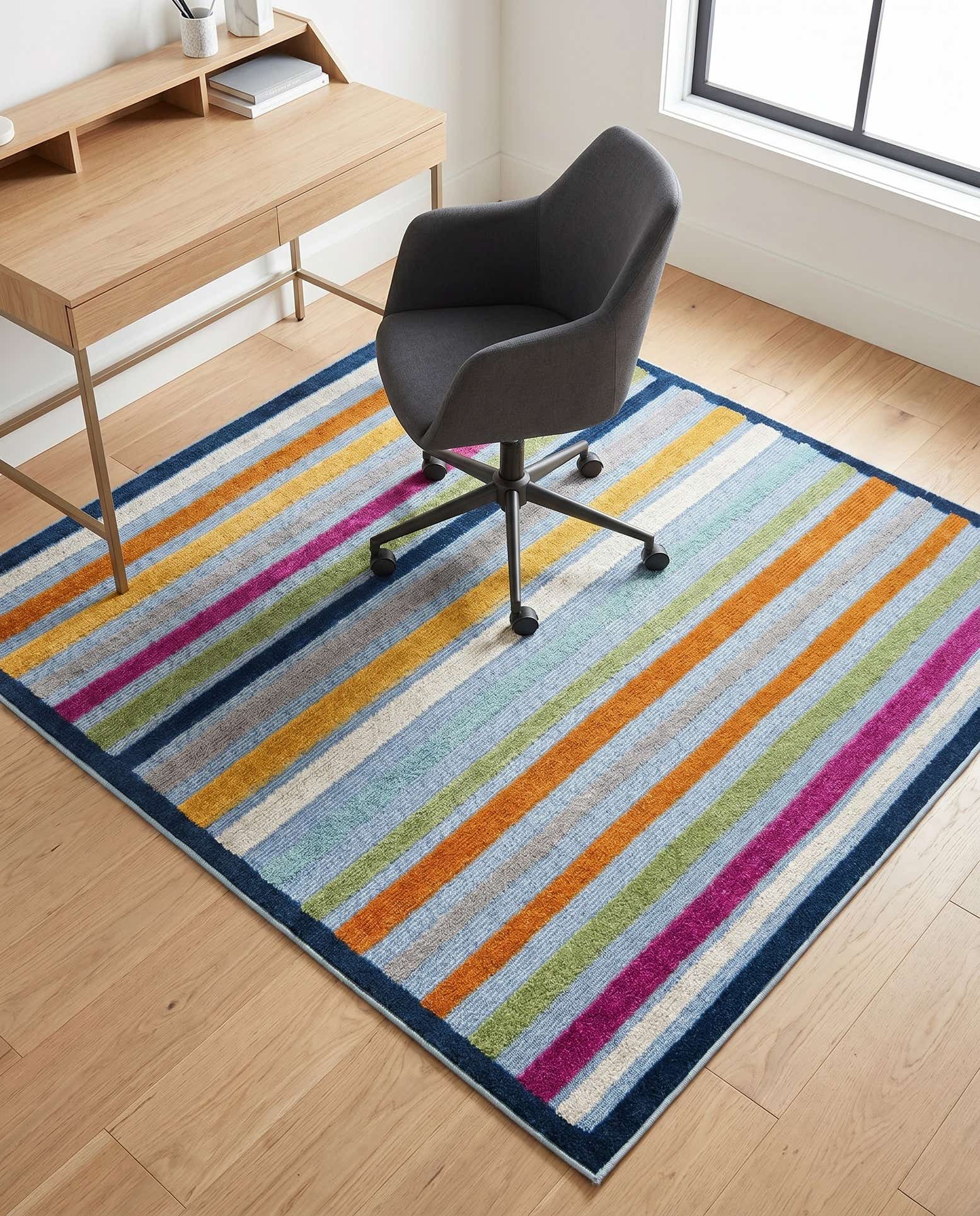 5' 3 x 5' 3 Easy-Clean Aruba Indoor / Outdoor Square Rug