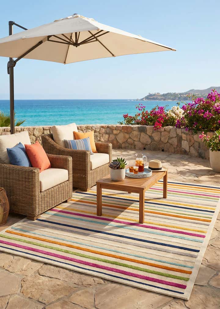 7' x 10' Easy-Clean Aruba Indoor / Outdoor Rug