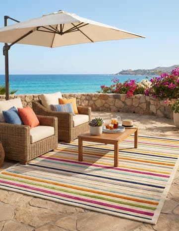 7' x 10' Easy-Clean Aruba Indoor / Outdoor Rug