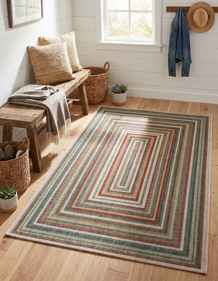 Detail image of 3' 3 x 5' 3 Easy-Clean Baja Indoor / Outdoor Rug