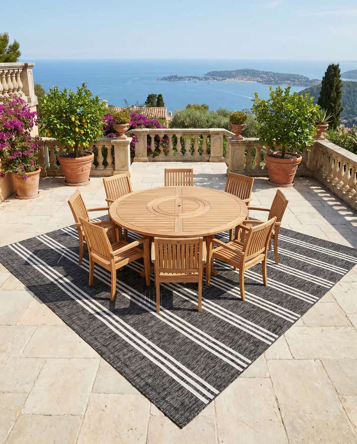13' x 13' Easy-Clean Jill Zarin Anguilla Indoor / Outdoor Square Rug