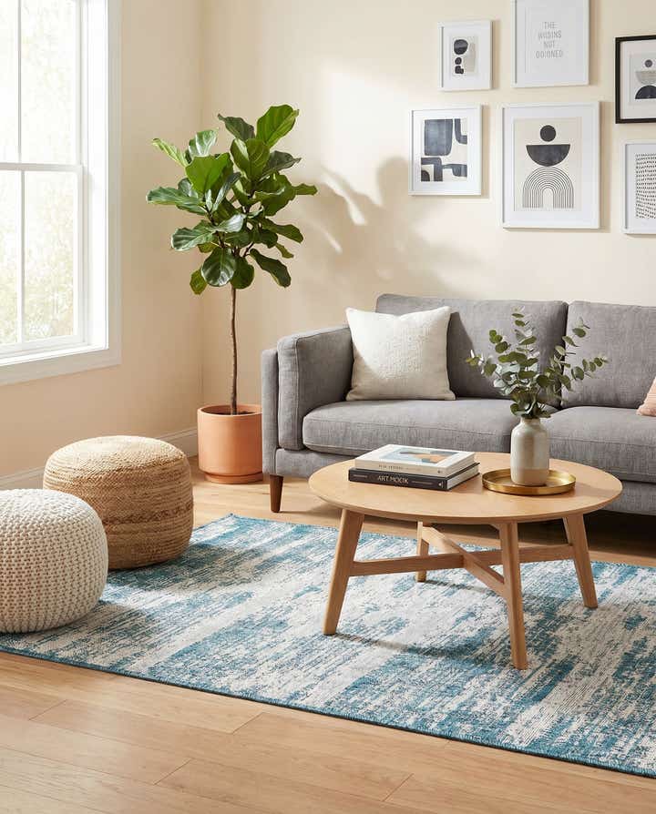 3' x 5' 3 Easy-Clean Modern Indoor / Outdoor Rug