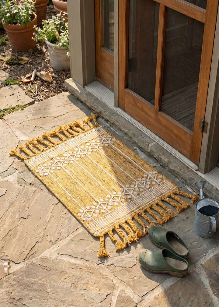 2' x 3' 1 Easy-Clean Eco Bohemian Indoor / Outdoor Rug