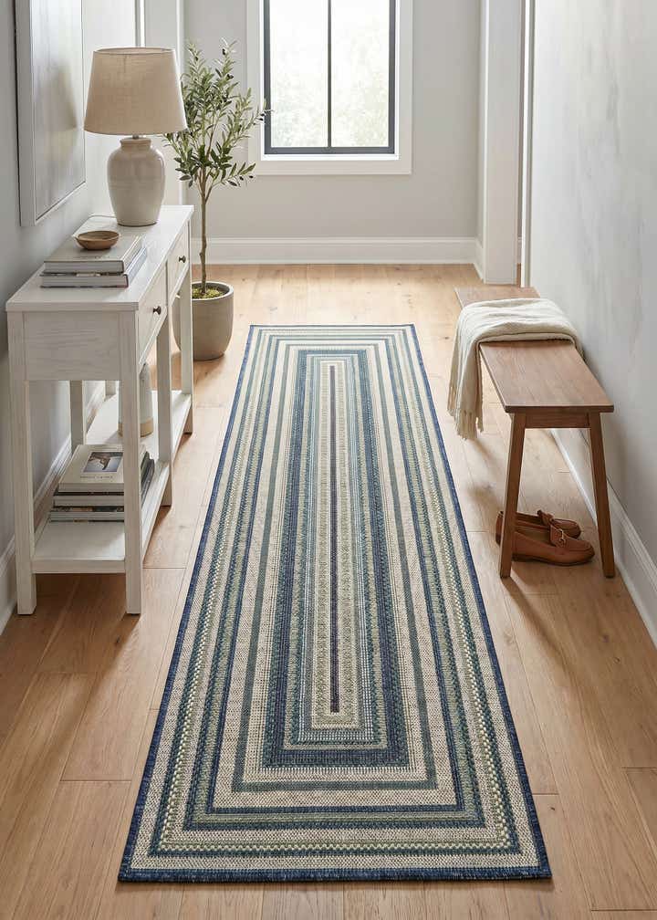 2' 7 x 10' Easy-Clean Baja Indoor / Outdoor Runner Rug