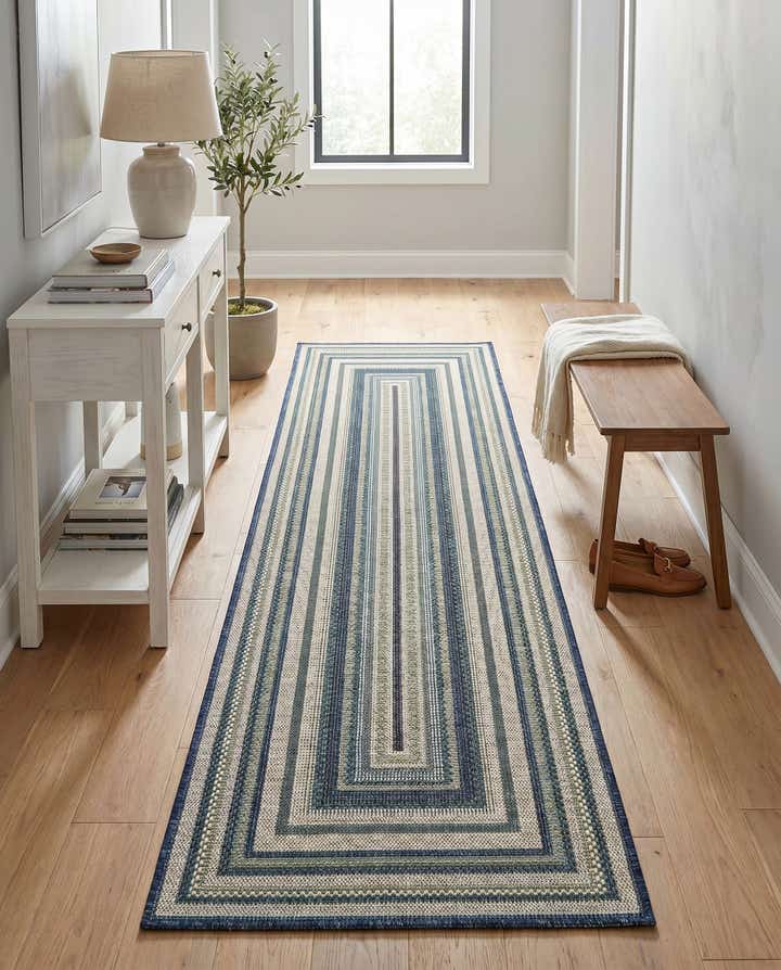 2' 7 x 10' Easy-Clean Baja Indoor / Outdoor Runner Rug