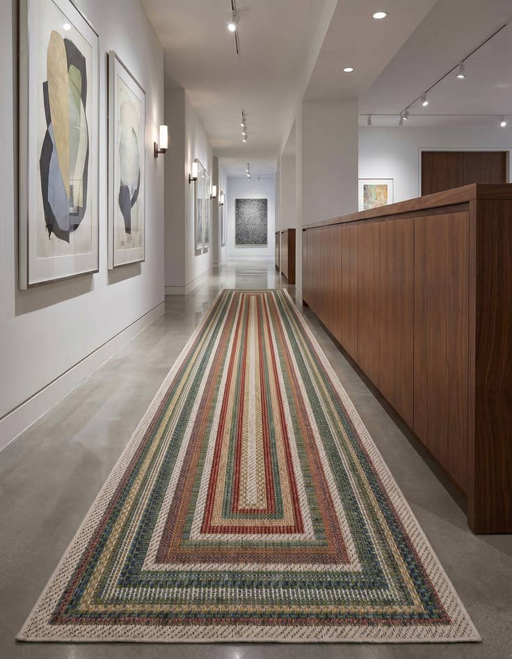 Detail image of 2' 7 x 13' Easy-Clean Baja Indoor / Outdoor Runner Rug