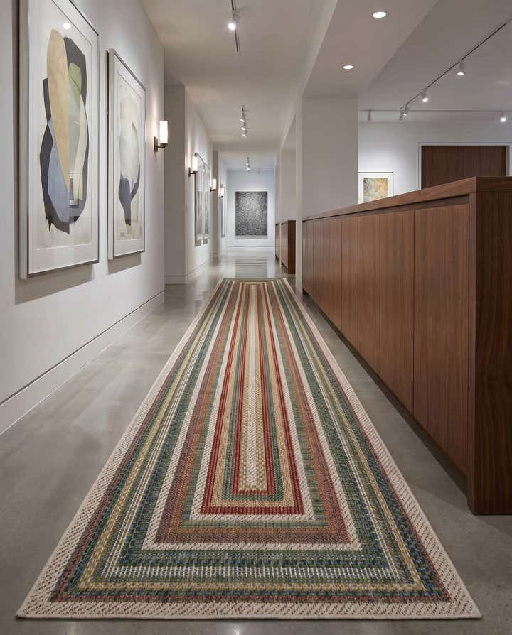 2' 7 x 13' Easy-Clean Baja Indoor / Outdoor Runner Rug