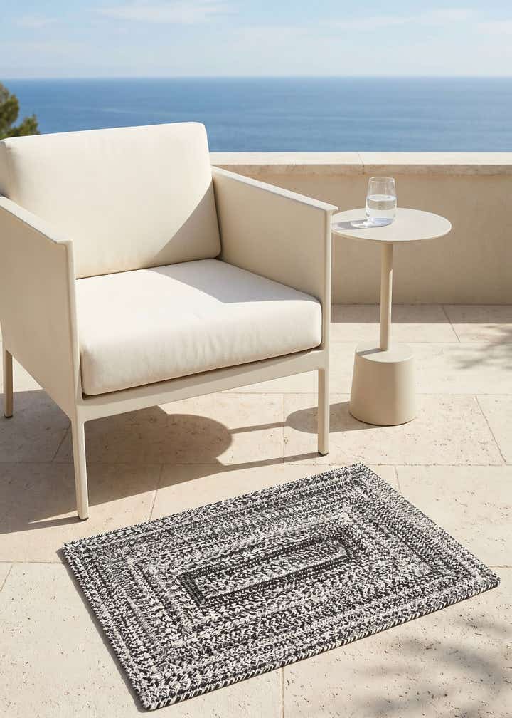 2' 2 x 3' 1 Easy-Clean Eco Verse Washable Indoor / Outdoor Rug