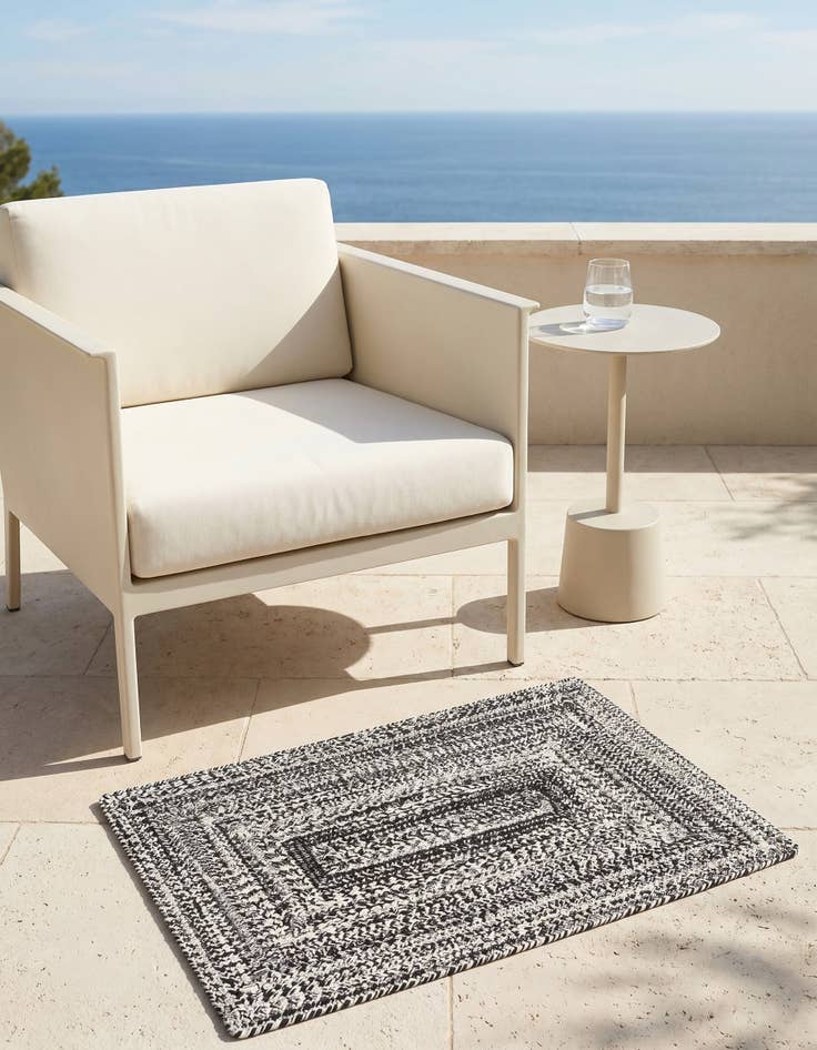 Detail image of 2' 2 x 3' 1 Easy-Clean Eco Verse Washable Indoor / Outdoor Rug