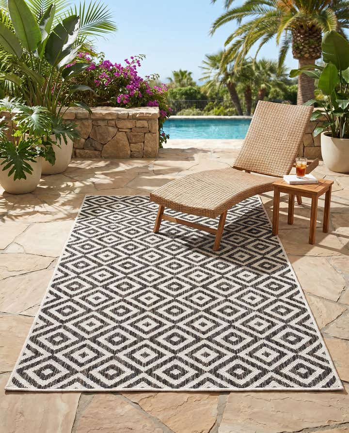 3' x 5' 3 Easy-Clean Jill Zarin Costa Rica Indoor / Outdoor Rug