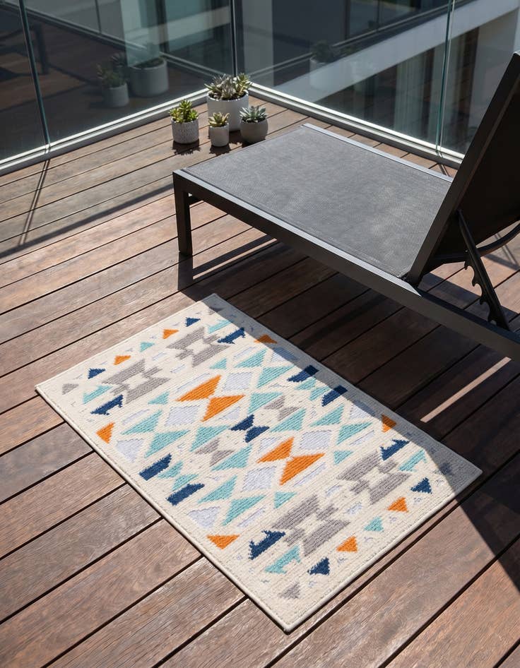 Detail image of 2' x 3' Easy-Clean Aruba Indoor / Outdoor Rug