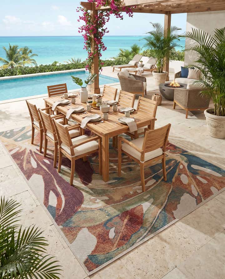 10' x 13' Easy-Clean Baja Indoor / Outdoor Rug