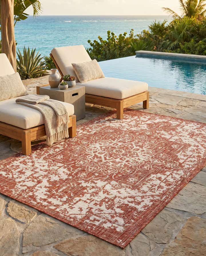 4' x 6' Easy-Clean Jill Zarin Dubai Indoor / Outdoor Rug