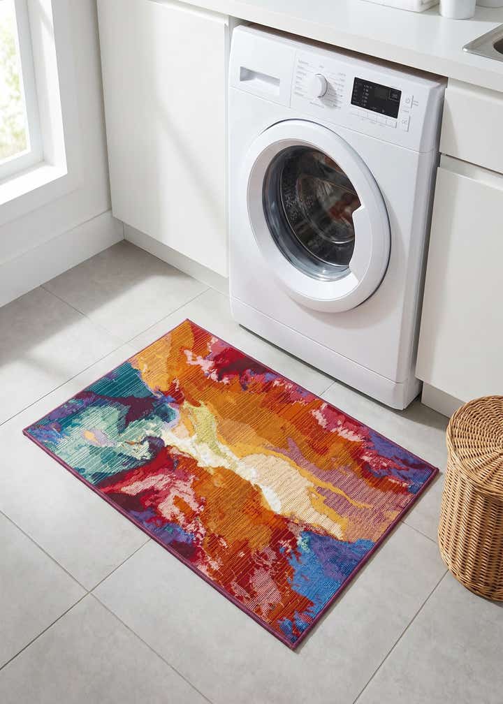 2' x 3' Easy-Clean Modern Indoor / Outdoor Rug