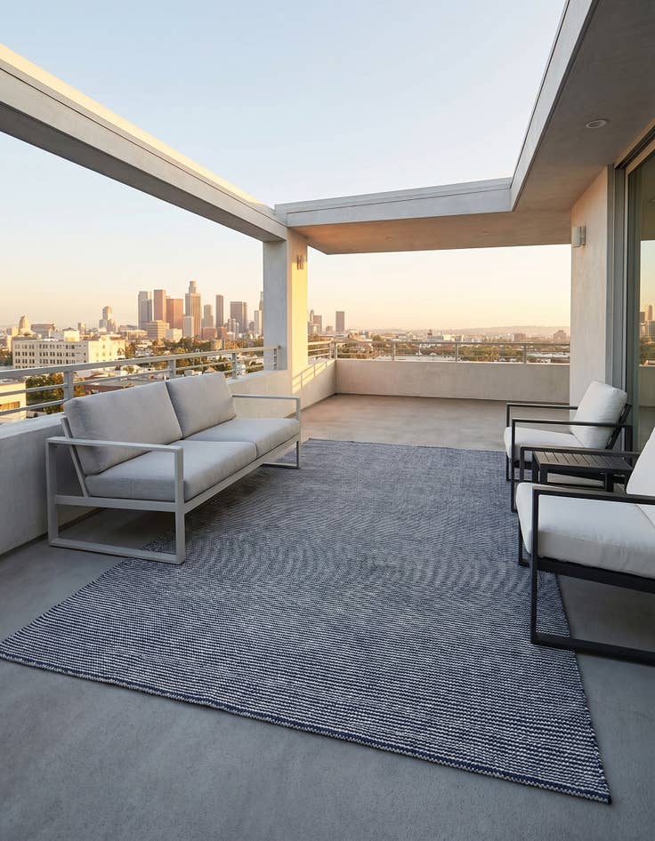 Detail image of 5' 1 x 8' Easy-Clean Jill Zarin Palm Springs Indoor / Outdoor Rug