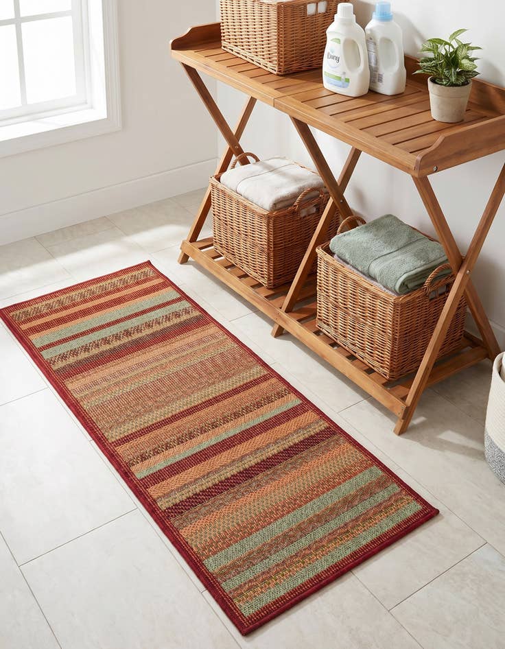 Detail image of 2' x 4' Easy-Clean Baja Indoor / Outdoor Runner Rug