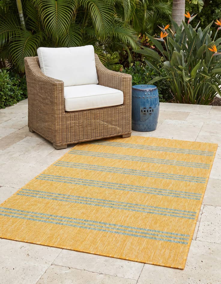 Detail image of 3' x 5' 3 Easy-Clean Jill Zarin Anguilla Indoor / Outdoor Rug