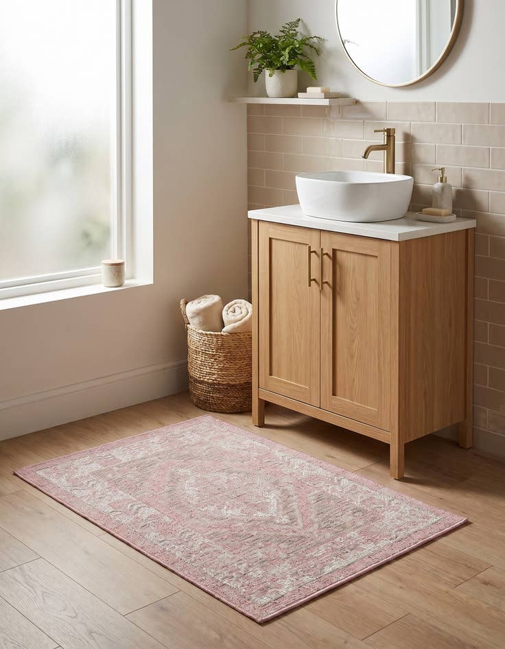 Detail image of 2' x 3' Easy-Clean Traditional Indoor / Outdoor Rug
