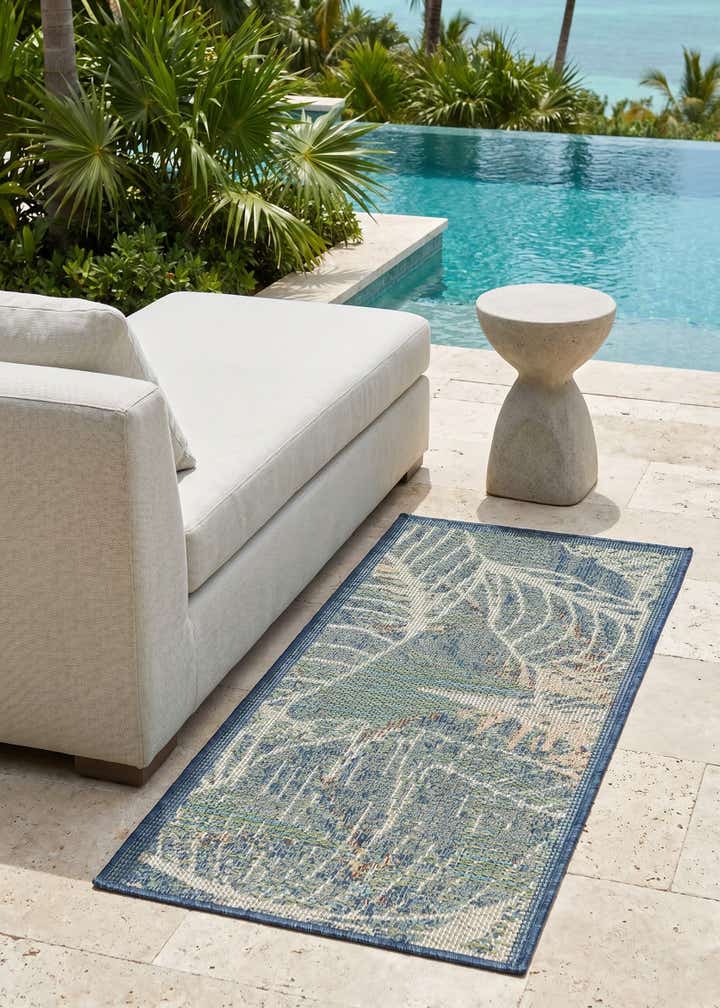 2' x 4' Easy-Clean Baja Indoor / Outdoor Runner Rug