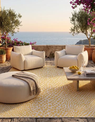 7' 10 x 10' Easy-Clean Jill Zarin Cape Town Indoor / Outdoor Rug