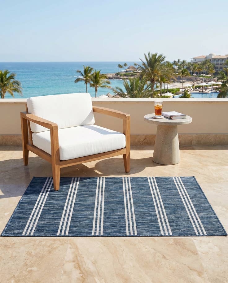 Detail image of 3' x 5' 3 Easy-Clean Jill Zarin Anguilla Indoor / Outdoor Rug