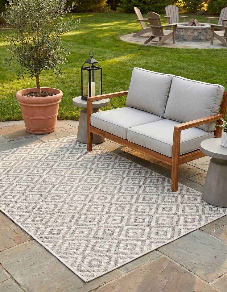 Detail image of 3' x 5' 3 Easy-Clean Jill Zarin Costa Rica Indoor / Outdoor Rug