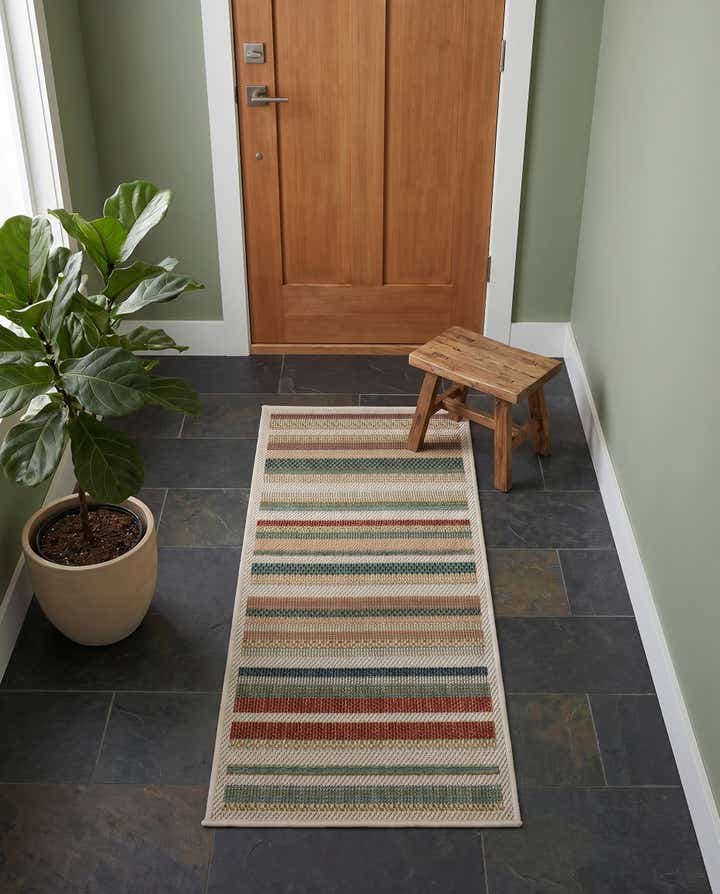 2' x 4' Easy-Clean Baja Indoor / Outdoor Runner Rug