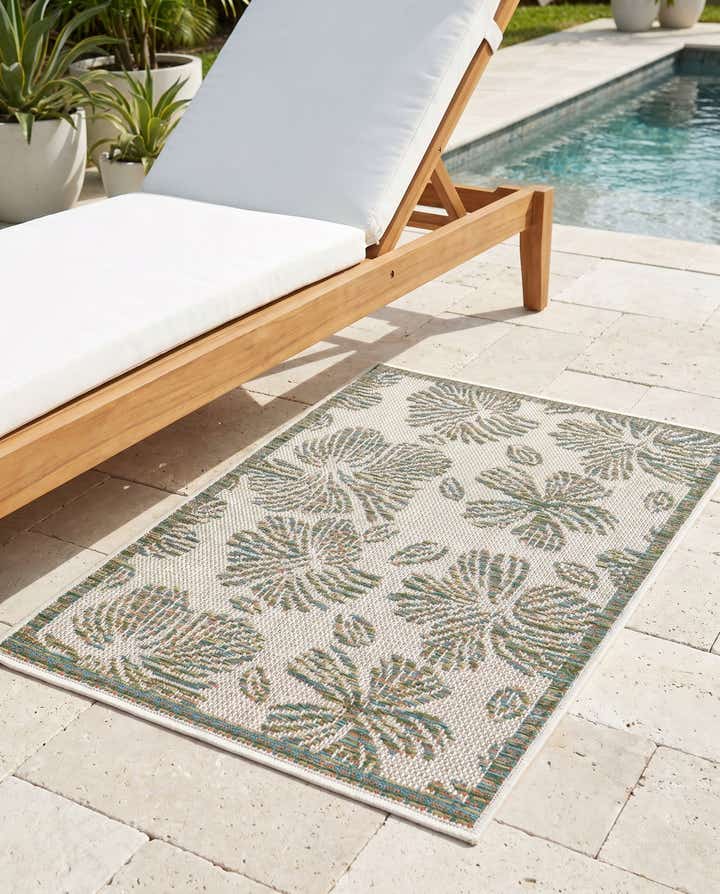 2' x 3' 1 Easy-Clean Baja Indoor / Outdoor Rug