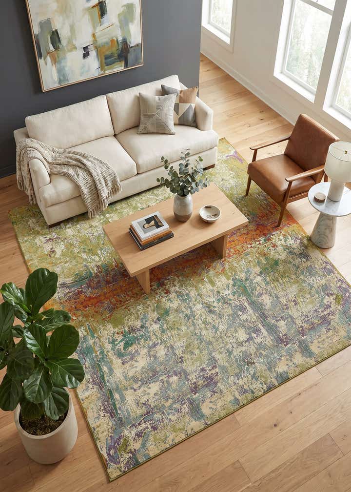 10' x 12' 2 Easy-Clean Modern Indoor / Outdoor Rug