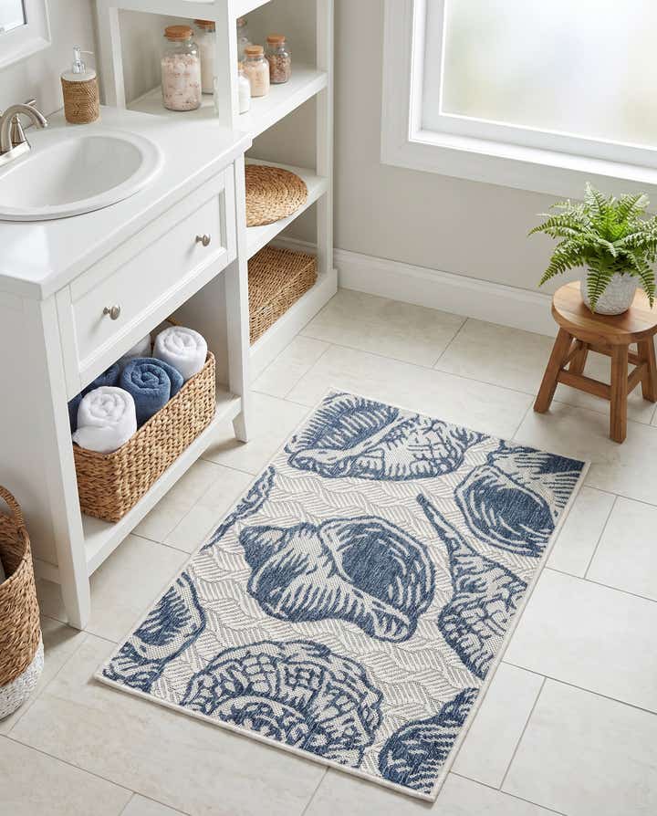 2' x 3' Easy-Clean Coastal Indoor / Outdoor Rug