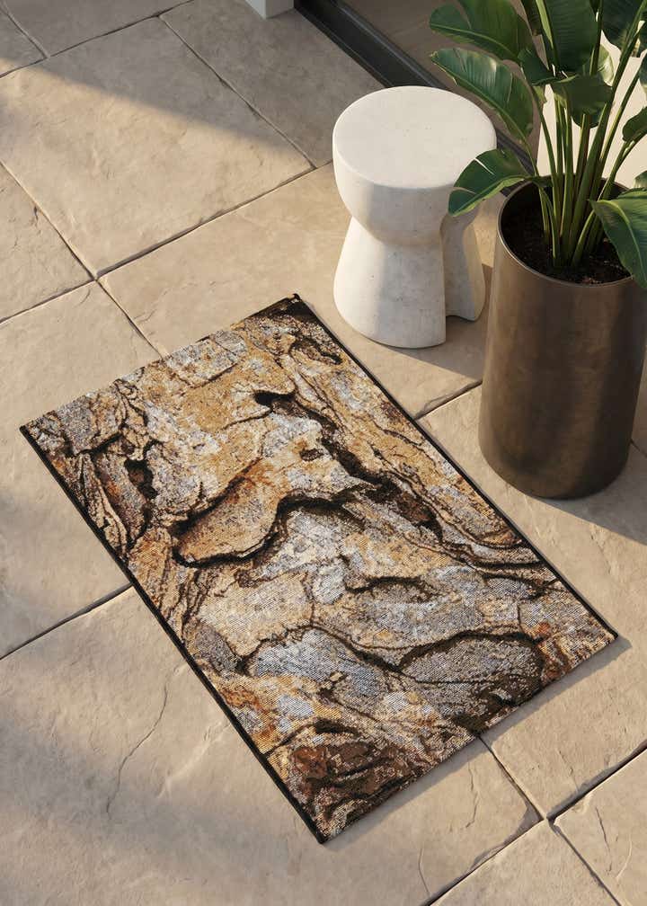2' x 3' Easy-Clean Modern Indoor / Outdoor Rug