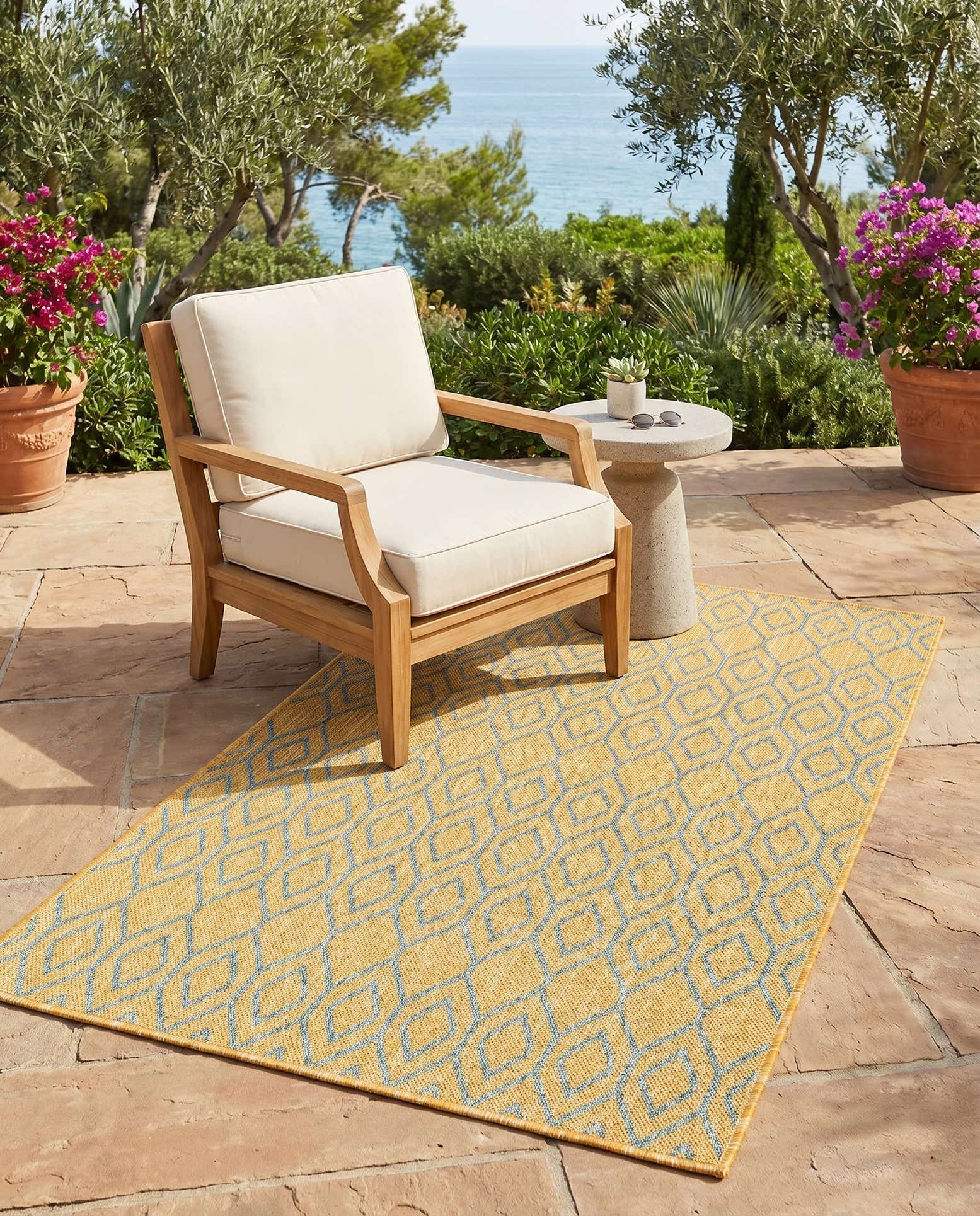 3' x 5' 3 Easy-Clean Jill Zarin Turks and Caicos Indoor / Outdoor Rug