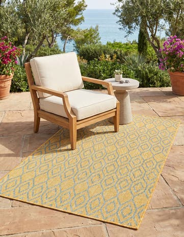 3' x 5' 3 Easy-Clean Jill Zarin Turks and Caicos Indoor / Outdoor Rug