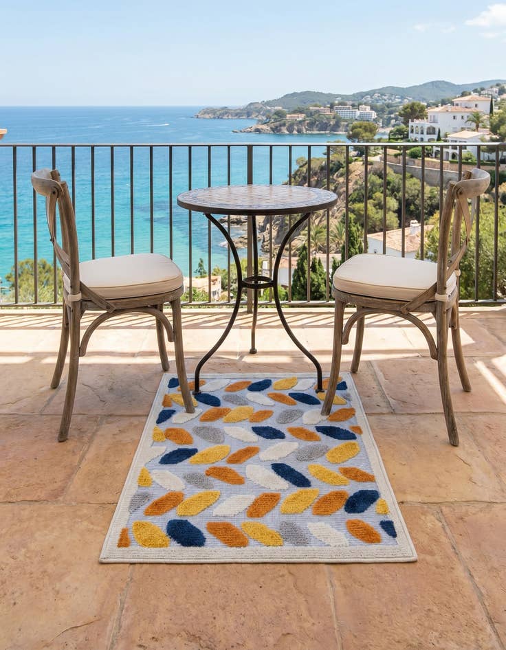 Detail image of 2' x 3' Easy-Clean Aruba Indoor / Outdoor Rug
