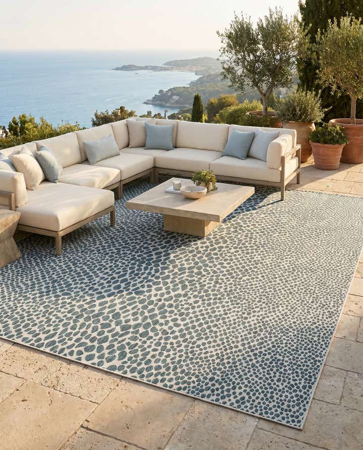 9' x 12' Easy-Clean Jill Zarin Cape Town Indoor / Outdoor Rug