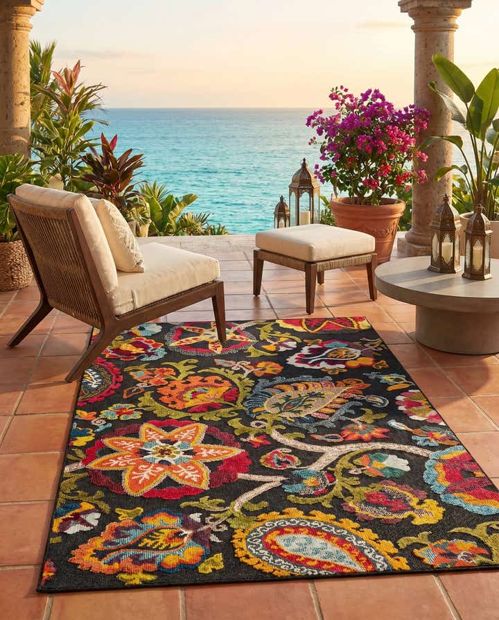 5' x 7' Easy-Clean Casablanca Indoor / Outdoor Rug