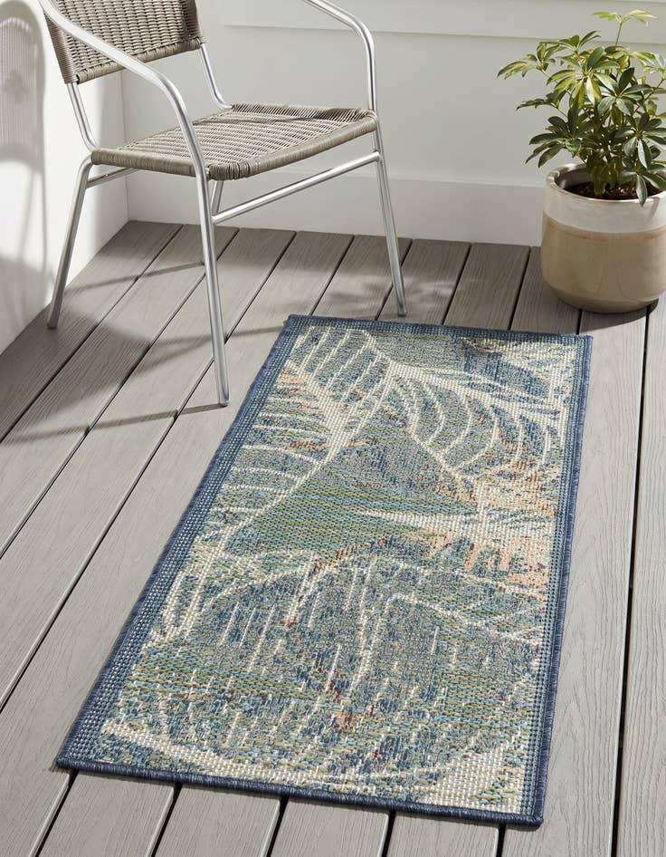 Detail image of 2' x 4' Easy-Clean Baja Indoor / Outdoor Runner Rug