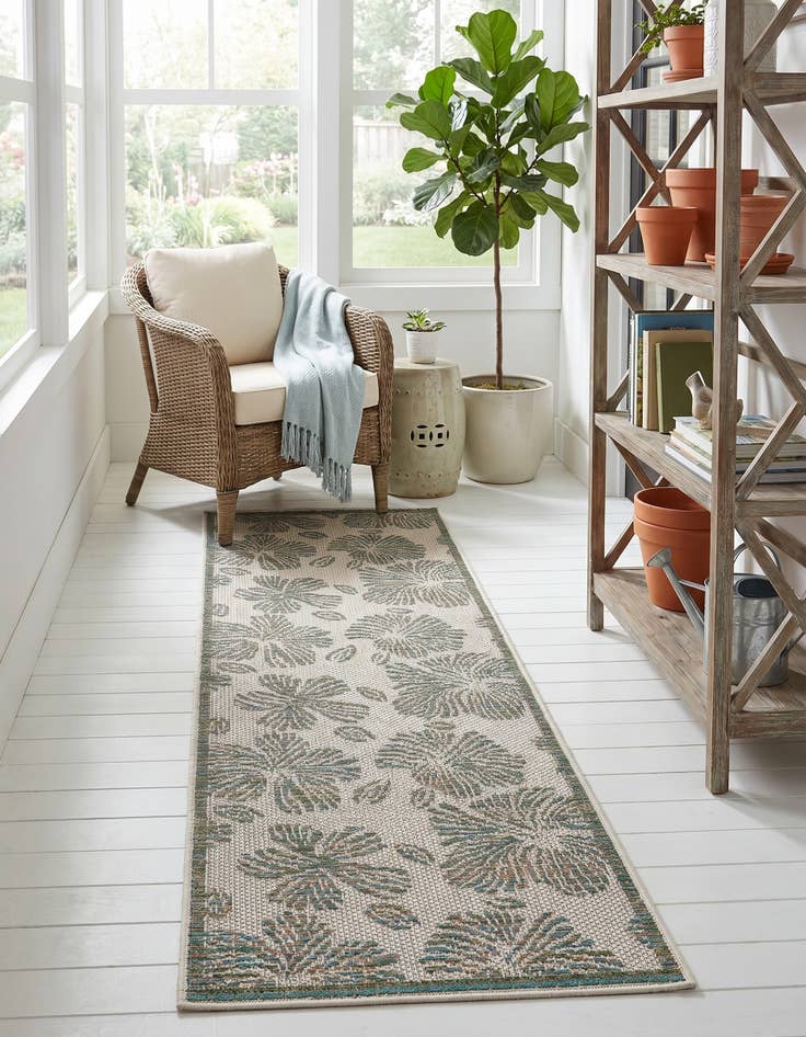 Detail image of 2' x 6' 1 Easy-Clean Baja Indoor / Outdoor Runner Rug