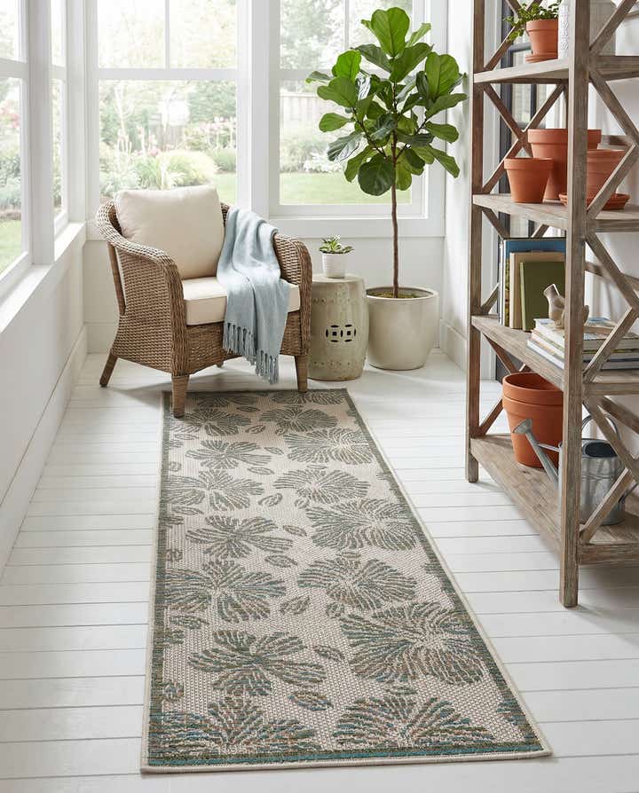 2' x 6' 1 Easy-Clean Baja Indoor / Outdoor Runner Rug