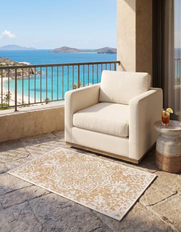 2' x 3' Easy-Clean Jill Zarin Dubai Indoor / Outdoor Rug