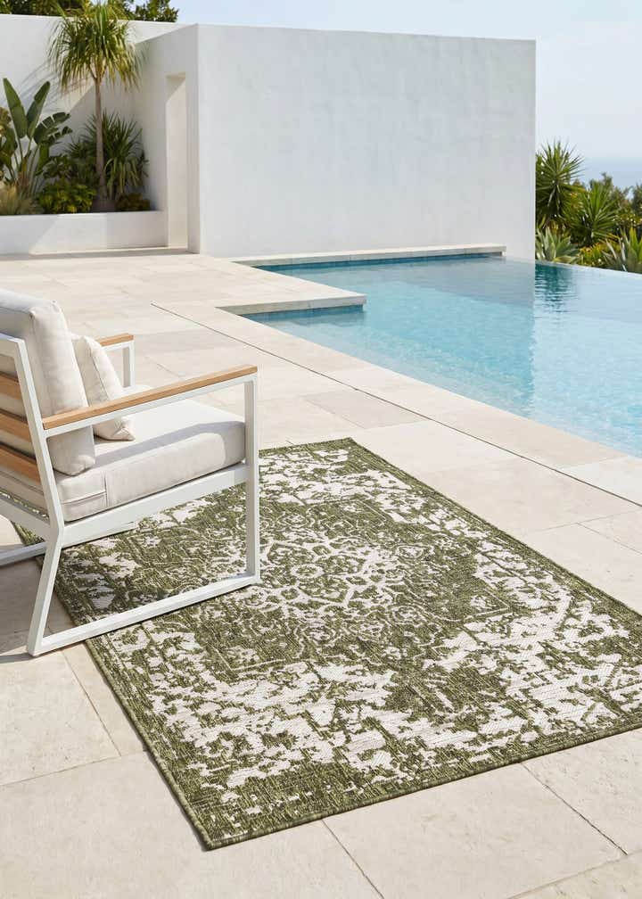 3' x 5' 3 Easy-Clean Jill Zarin Dubai Indoor / Outdoor Rug