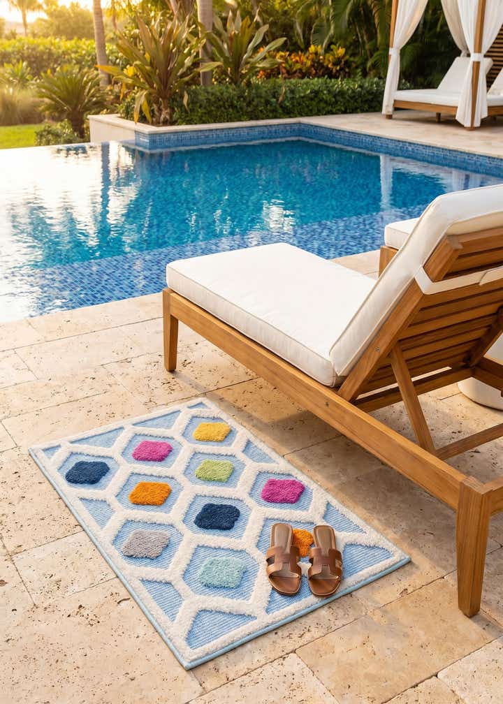 2' x 3' Easy-Clean Aruba Indoor / Outdoor Rug