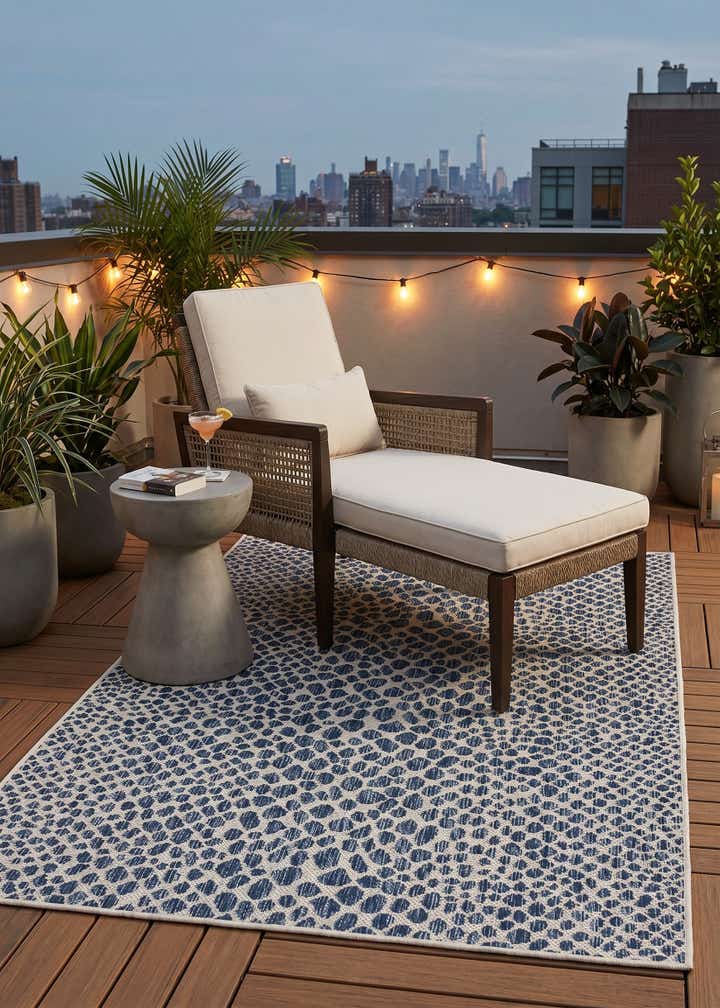 3' x 5' 3 Easy-Clean Jill Zarin Cape Town Indoor / Outdoor Rug