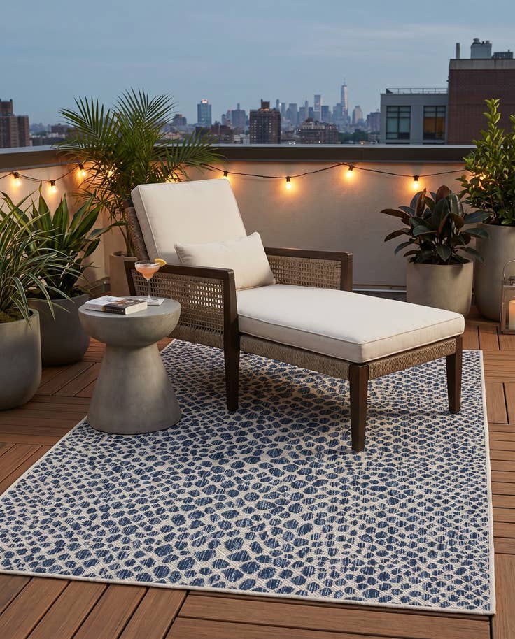 Detail image of 3' x 5' 3 Easy-Clean Jill Zarin Cape Town Indoor / Outdoor Rug