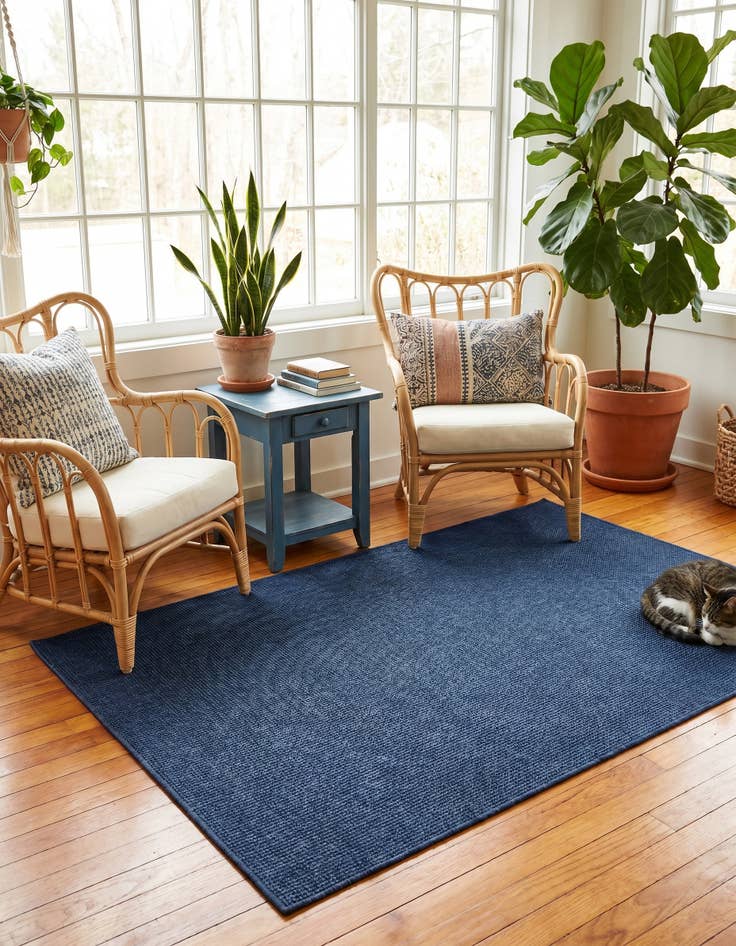 Detail image of 4' 1 x 6' 1 Easy-Clean Jill Zarin Palm Springs Indoor / Outdoor Rug