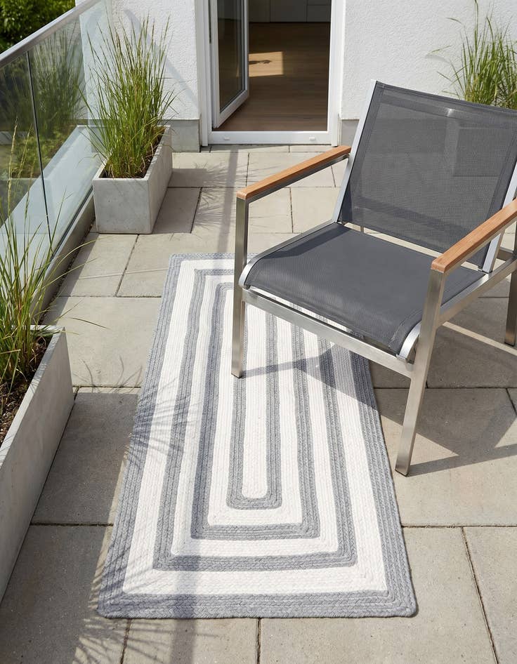 Detail image of 2' x 4' 1 Easy-Clean Eco Verse Washable Indoor / Outdoor Runner Rug